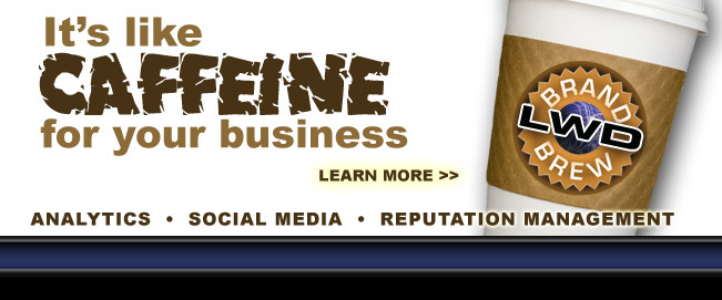 It's like CAFFEINE for your business. Analytics, Social Media, Reputation Management