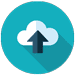 Cloud hosting icon