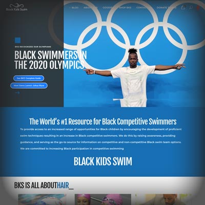 Black Kids Swim website close